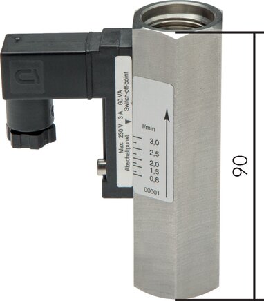 Príklady vyobrazení: Prutokomer s kompenzací viskozity, G 1/2", 1.4571G 1/2", 1.4571